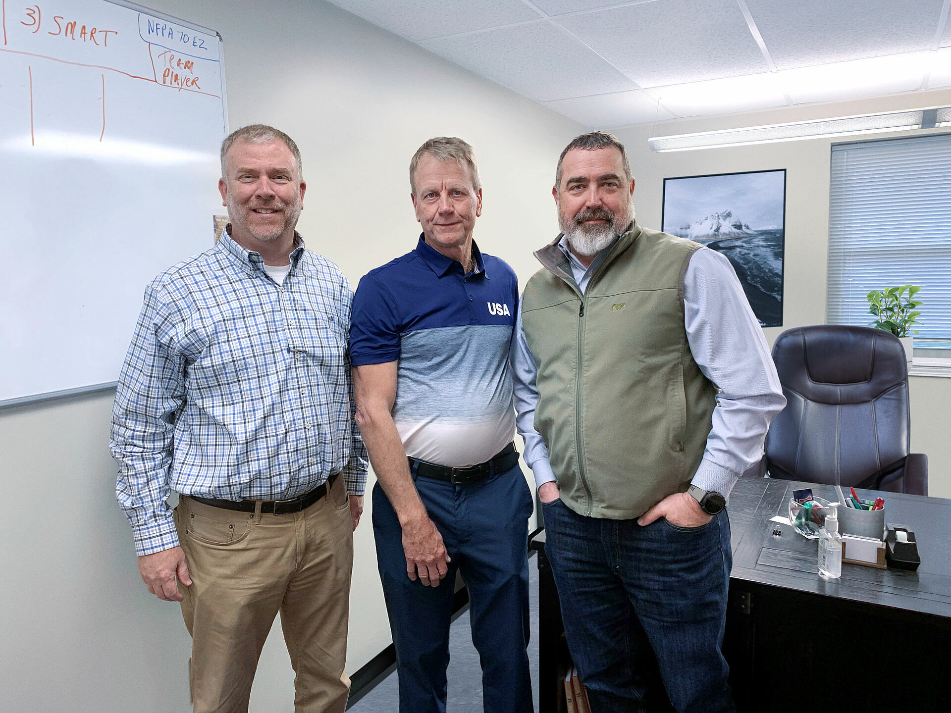 Dan Denton, Tim Meiners und Don Kennon