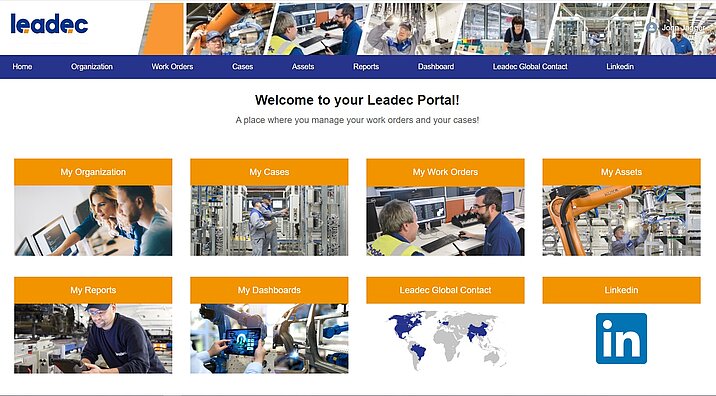 Leadec.os Startseite
