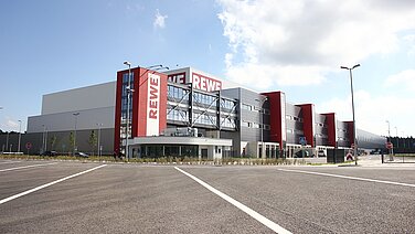 Der Rewe-Supermarkt in Neu-Isenburg. 